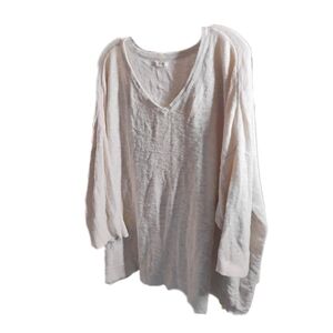 Sonoma Women's Cream V-Neck Sweater